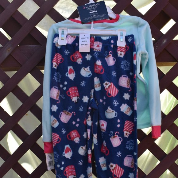 Cuddl Duds Pajamas Cuddle Duds Girls Pajamas 2piece Set With Socks
